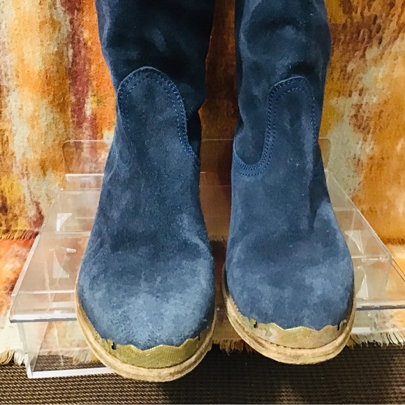 Cobra Society Zeus Over the Knee Boots with Tapestry US7.5-8 HTF - Picture 7 of 10